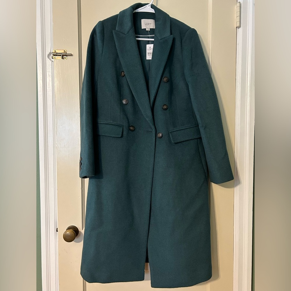 NWT LOFT Wool Pea Coat